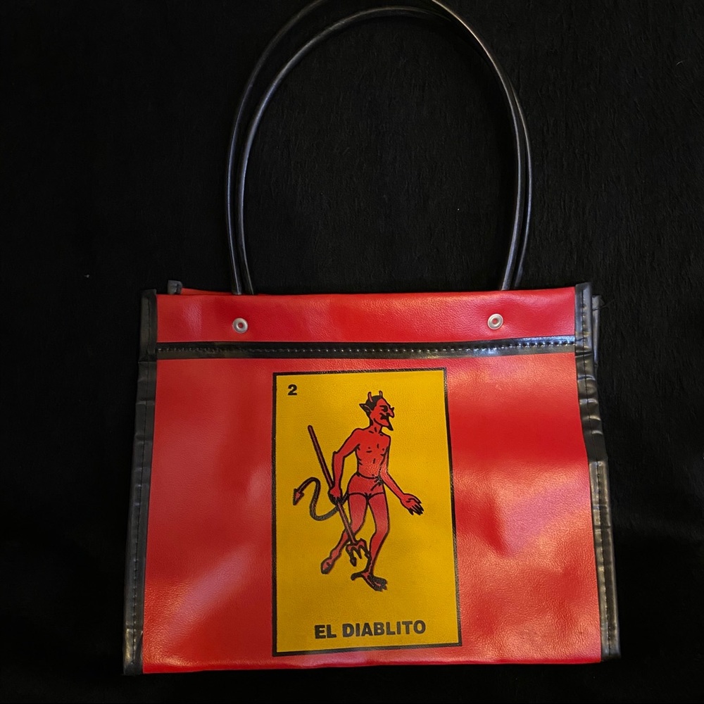 El Diablito Mexican Loteria Card Handbag